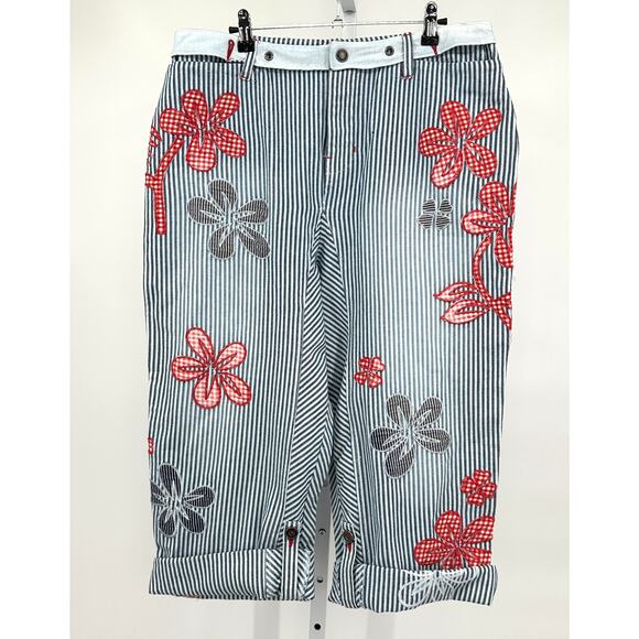 We The Free Hot Tropics Cuffed Harem Pants Size 12 - Picture 5 of 14